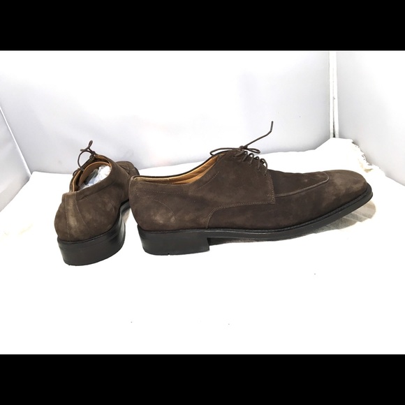 Salvatore Ferragamo Brown Suede Oxford shoes - Picture 4 of 6